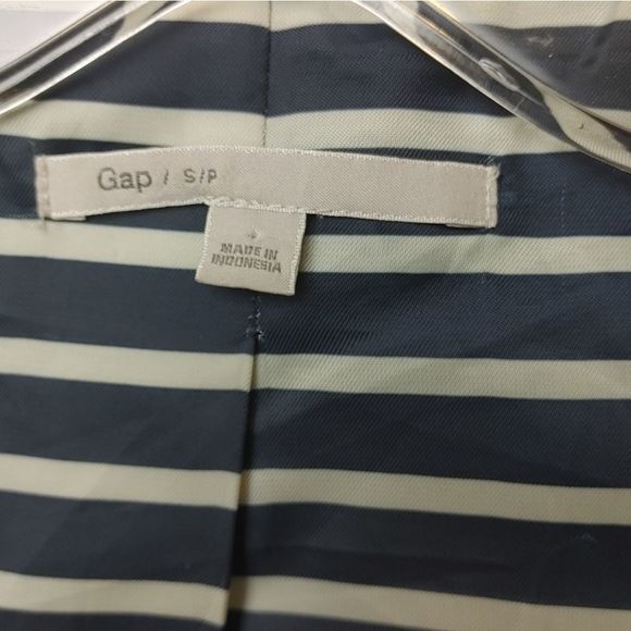 GAP Navy Blue Nautical Knit Jacket Size Small - Picture 2 of 7